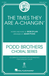 The Times They Are A Changin' SSAA choral sheet music cover Thumbnail